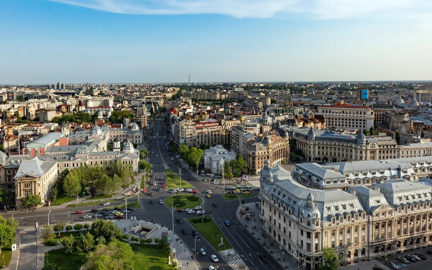 Piața Universității și centrul Bucureștiului
